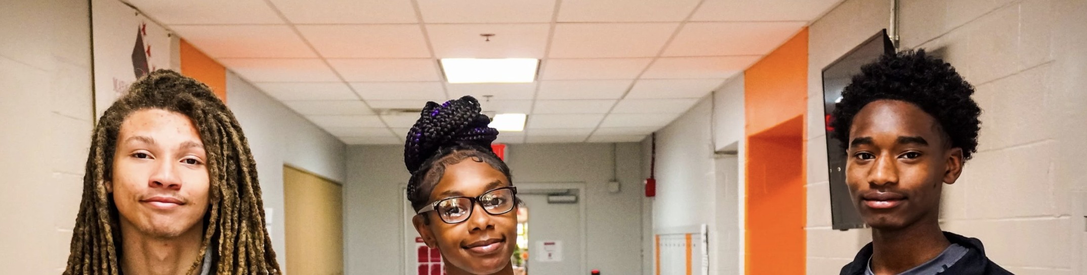 Maya Angelou Schools students